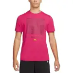 Jordan T Shirts Men's Red Crew Neck Moderate Straight Fit