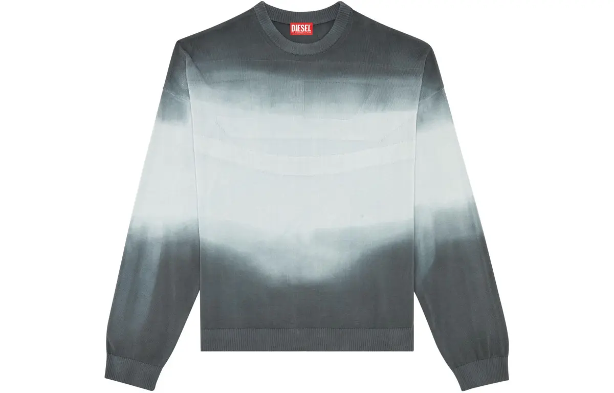 DIESEL Sweatshirts Men's Blue Crew Neck Moderate Regular