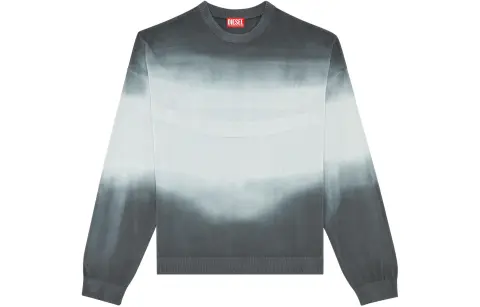 DIESEL Sweatshirts Men's Blue Crew Neck Moderate Regular