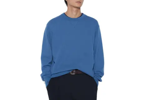 UNIQLO Sweatshirt Unisex Lake Blue