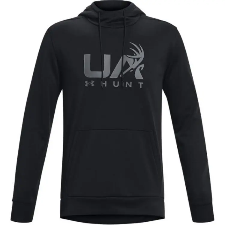 Under Armour Sweatshirts Men's Black Hooded Moderate Regular