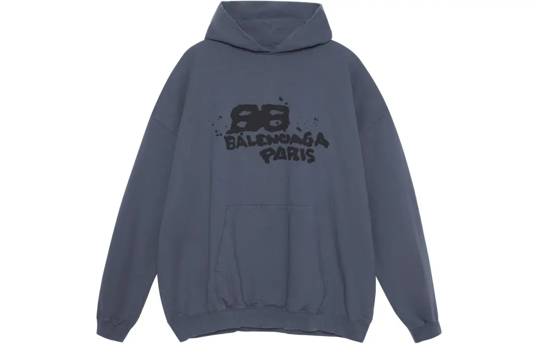 Balenciaga Graffiti Logo Printed Hoodie