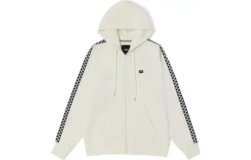 Vans Sweatshirts Unisex White Hooded Moderate Cardigan