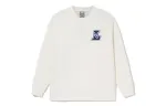 Li Ning Sports Fashion Collection Fleece Lined Thermal Pullover Letter Sweatshirt Unisex Ivory Couple's