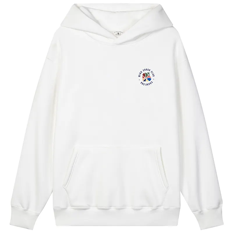 MIND ERROR Sweatshirts Unisex Hooded Thickened And Fleece Lined Regular