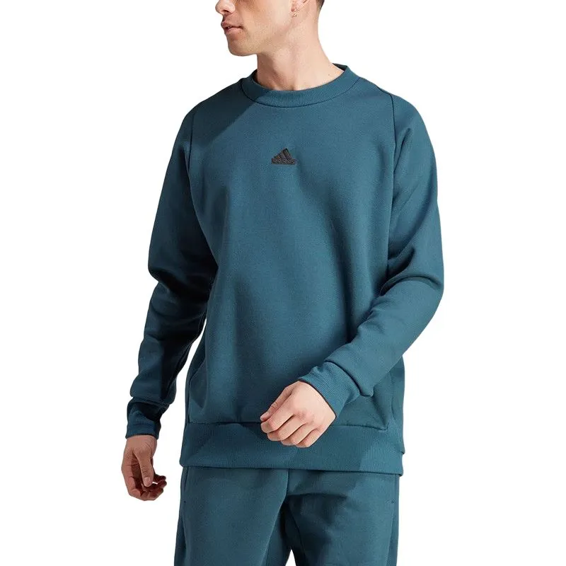 Adidas Z.N.E Sweatshirts Men's Polar Night Crew Neck Moderate Regular