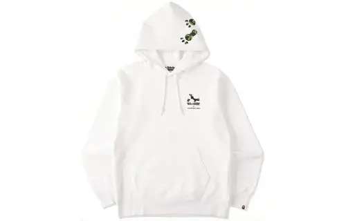Bape X Tom And Jerry Footprints Pullover Hoodie