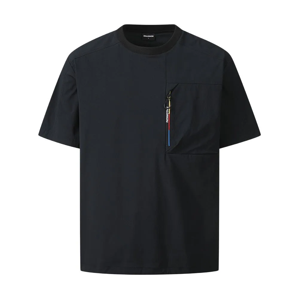 SALOMON UNI T Shirt Unisex Black