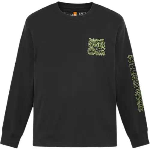 Timberland T Shirt Unisex Black/Dark Wheat