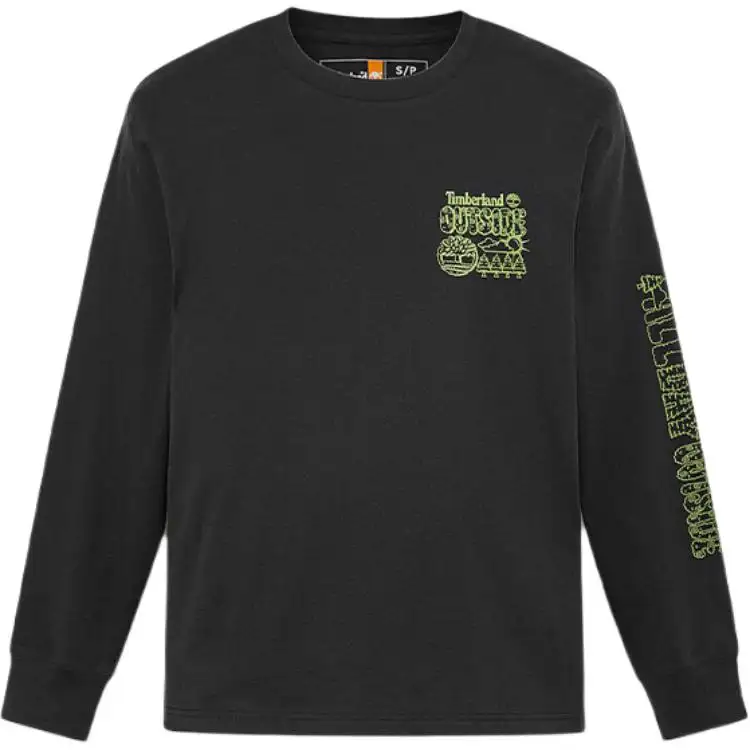 Timberland T Shirt Unisex Black/Dark Wheat
