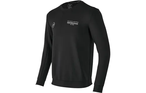 Skechers Sweatshirts Men's Carbon Black/0018 Crew Neck Moderate Regular