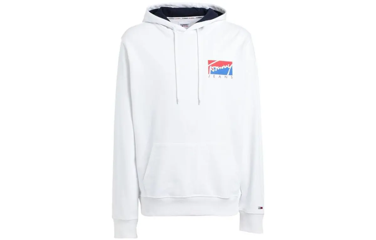 Tommy Hilfiger SS22 Letter Print Sweatshirt Men's White