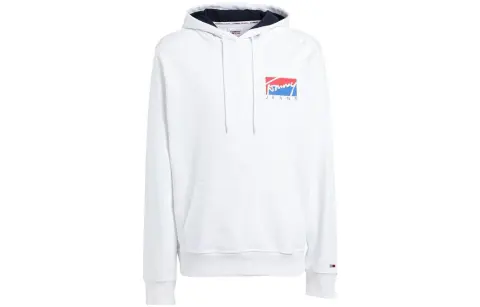 Tommy Hilfiger SS22 Letter Print Sweatshirt Men's White