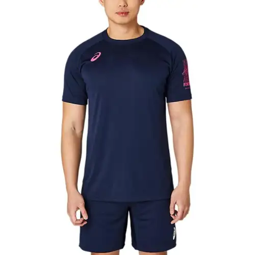 Asics T Shirt Unisex Marine Blue