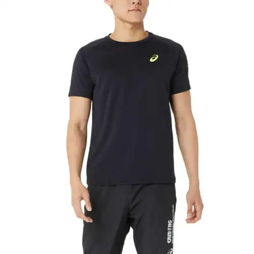 Asics AIM TRG T Shirt Men's Black/Yellow