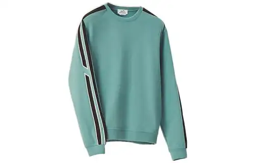 HERMES Sweatshirt Men's Blue Green