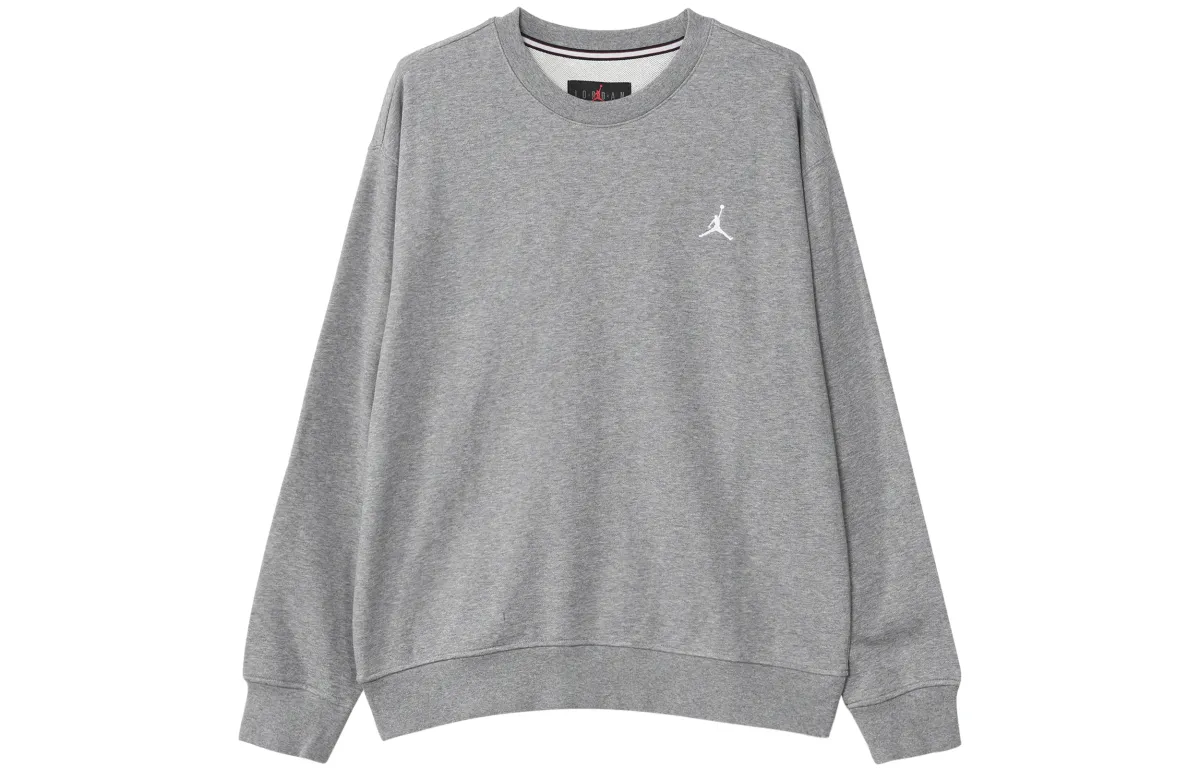 Nike Sweatshirts Men's Gray Crew Neck Moderate