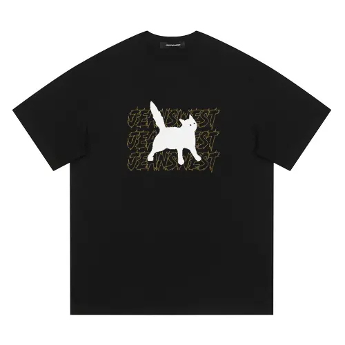 JEANSWEST T Shirts Unisex Crew Neck Thickened Heavyweight