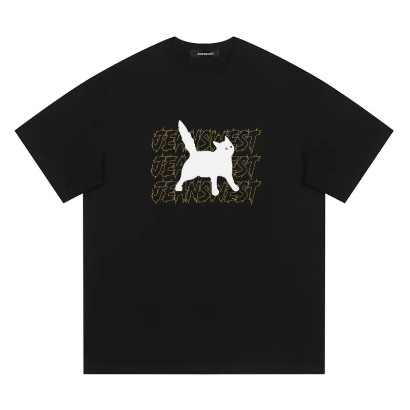 JEANSWEST T Shirts Unisex Crew Neck Thickened Heavyweight