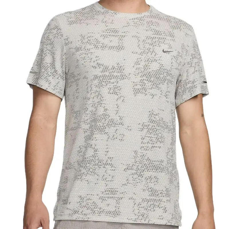 Nike T Shirts Men's Gray Crew Neck Moderate