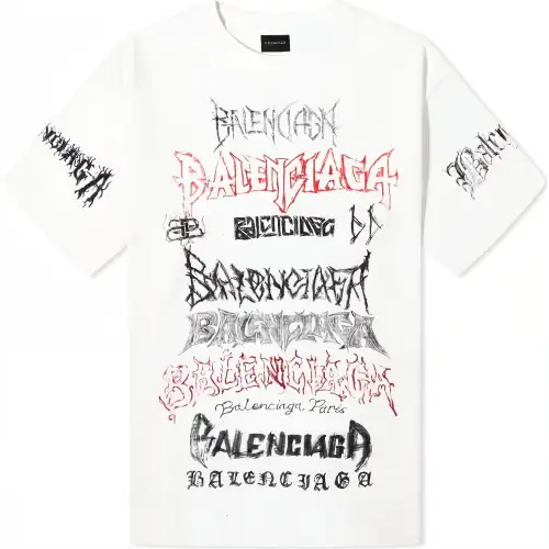 Balenciaga T Shirt Regular Men's White