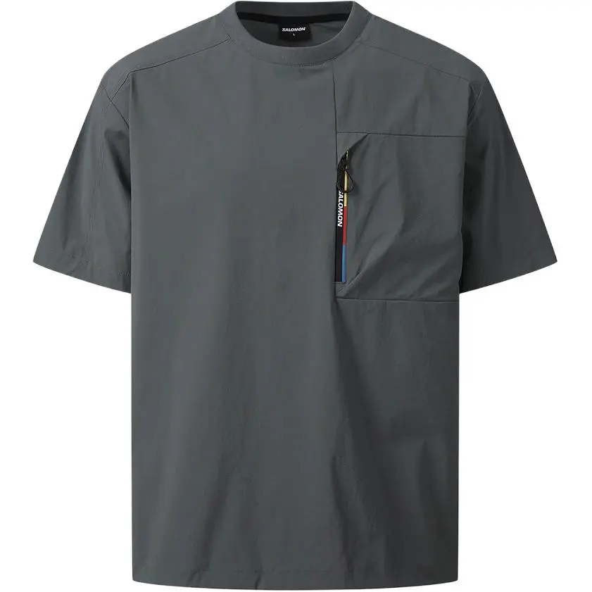 SALOMON UNI Blast Woven T Shirt Unisex Gray