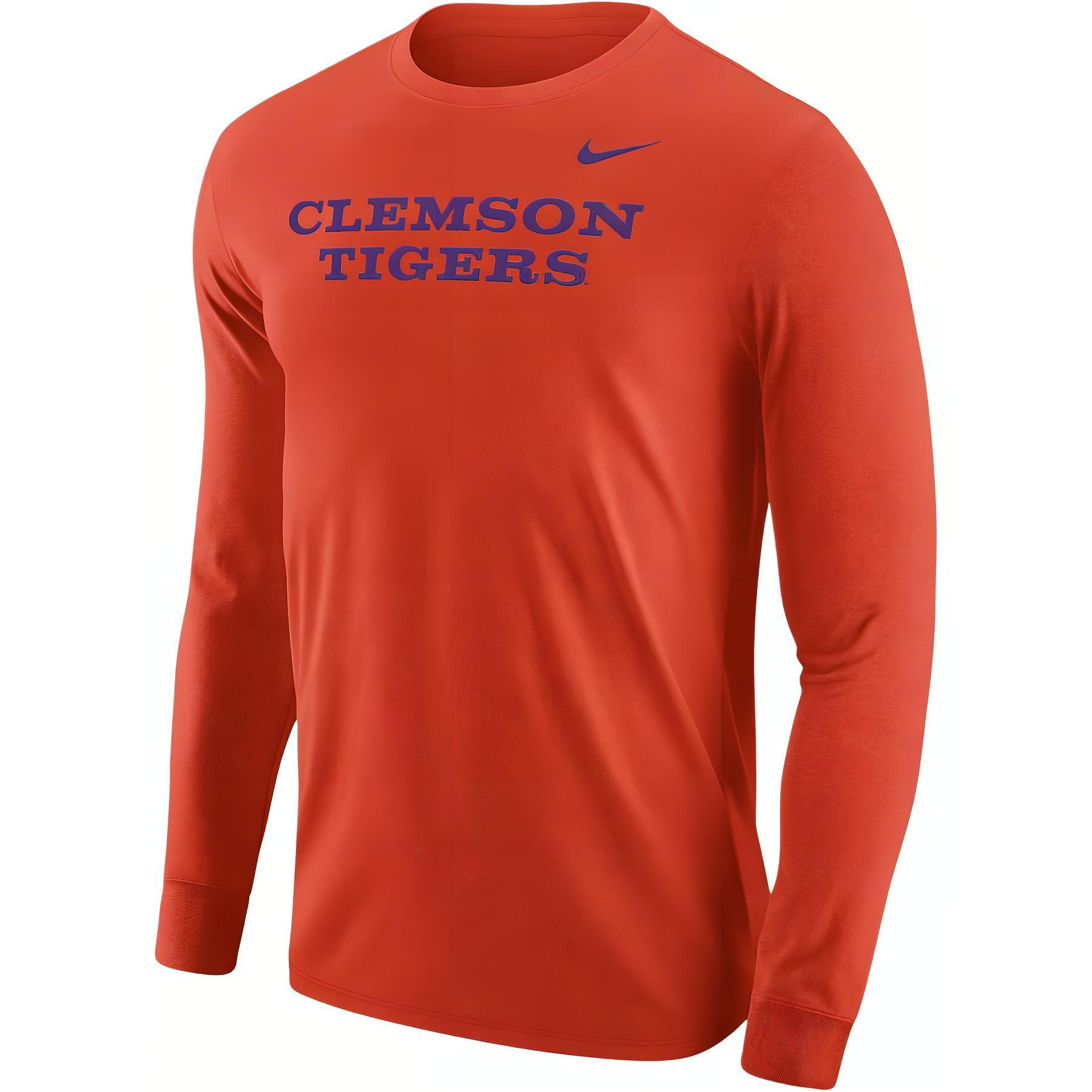 Nike Clemson Men's Nike College Long Sleeve T Shirt