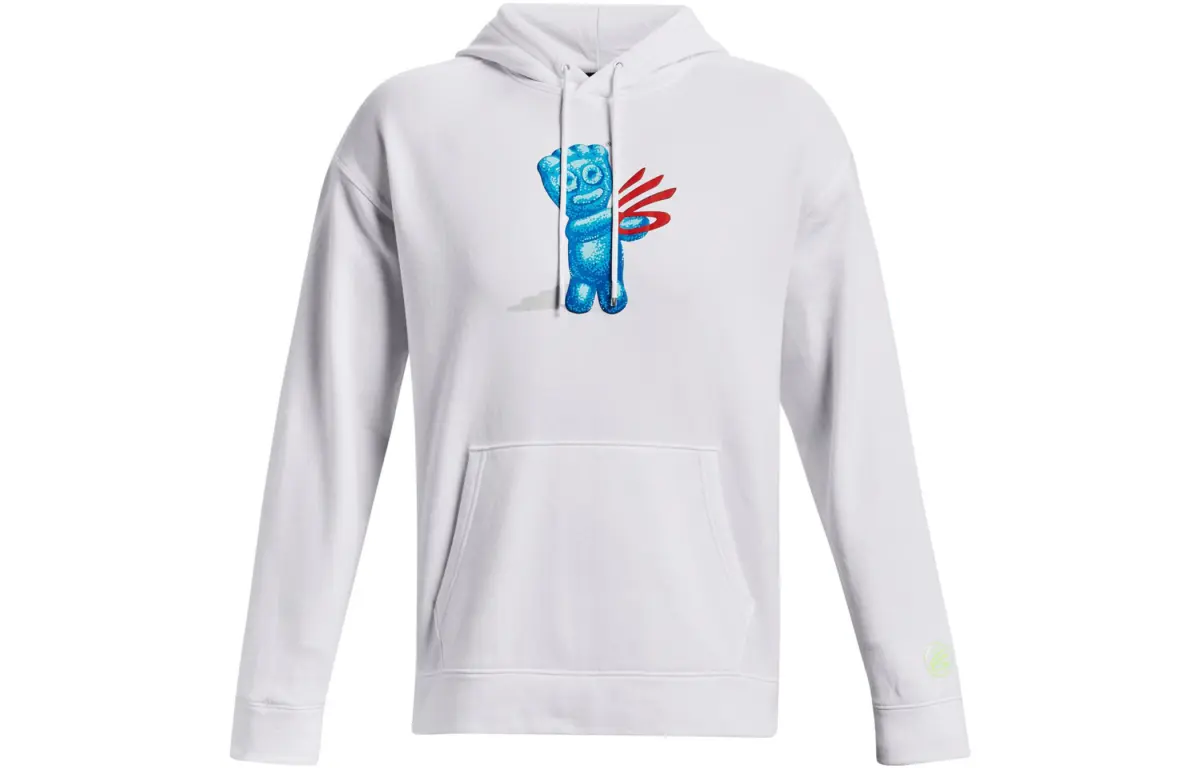 Under Armour Sweatshirts Men's White Hooded Moderate Regular