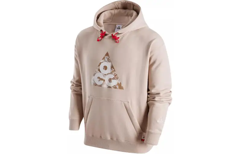 Nike Dragon Soaring New Year Collection FW23 Letter Logo Print Fleece Lined Pullover Hooded Sweatshirt Men's