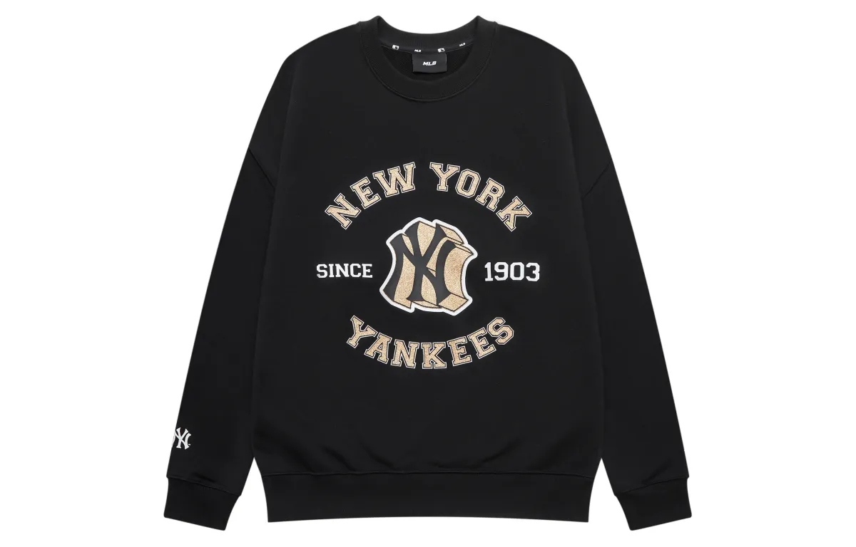 MLB Sweatshirts Unisex Black Crew Neck Moderate Other