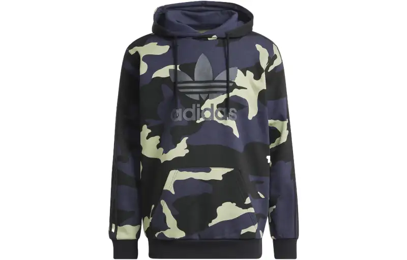 Adidas Originals Sweatshirts Men's Blue Hooded Moderate Other