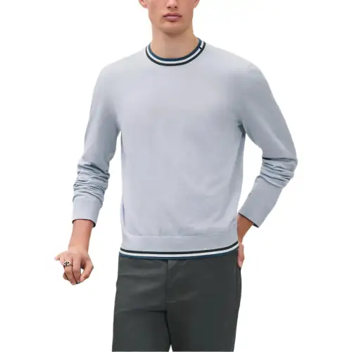 HERMES 2025 Spring Summer Collection Knitwear Men's Light Blue