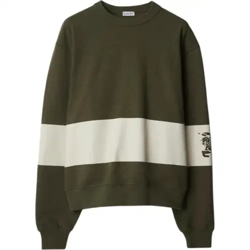 Burberry Ekd stripe cotton jumper