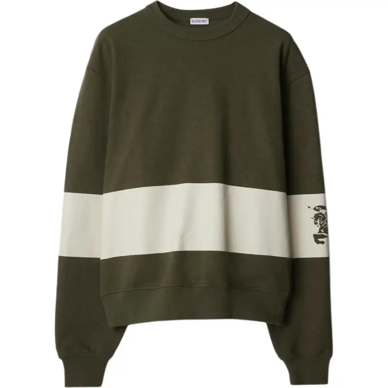 Burberry Ekd stripe cotton jumper