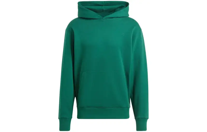 Adidas Originals Sweatshirts Men's Green Hooded Moderate Regular