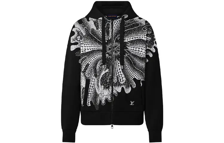 LOUIS VUITTON X Yayoi Kusama Psychedelic Flower Zipped Hoodie