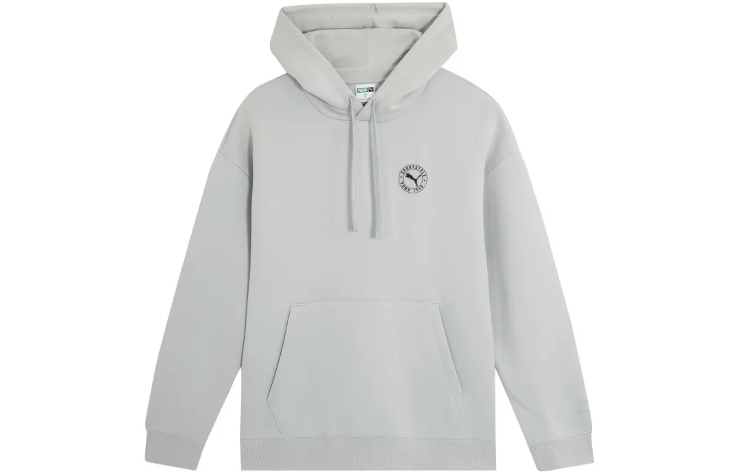 PUMA CLASSICS HOODIE Sweatshirt Unisex Light Gray