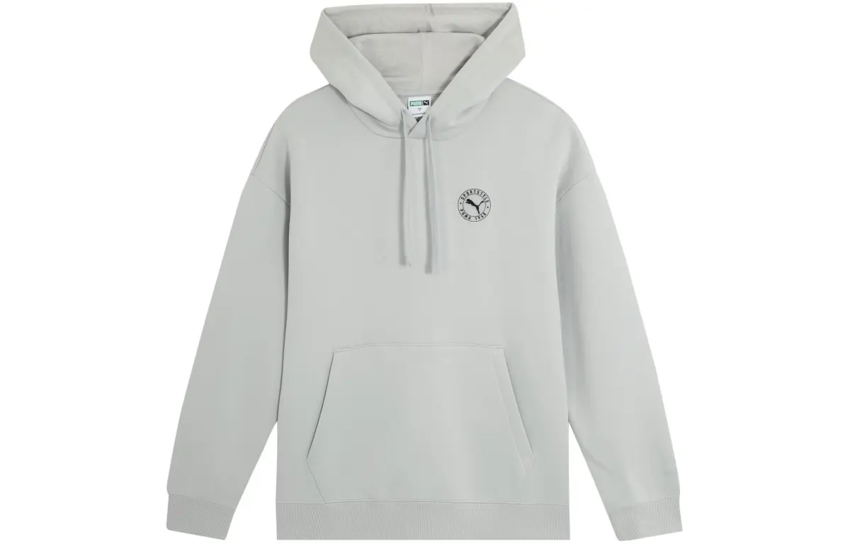 PUMA CLASSICS HOODIE Sweatshirt Unisex Light Gray