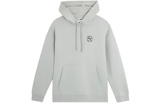 PUMA CLASSICS HOODIE Sweatshirt Unisex Light Gray