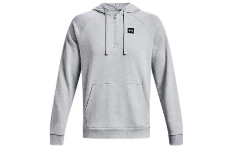 Under Armour Rival Sweatshirts Men's Gray Hooded Moderate Regular