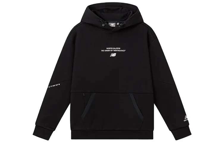 New Balance Sweatshirts Unisex Black Hooded Moderate Other