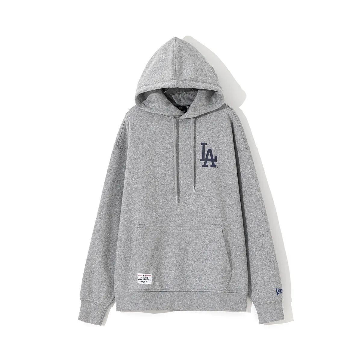 New Era Sweatshirts Unisex Gray Hooded Moderate Regular