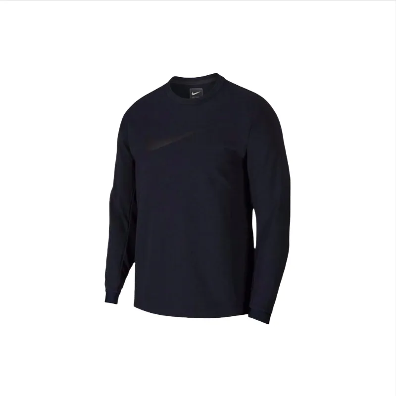 Nike Sweatshirts Men's Dark Gray Crew Neck Moderate Regular