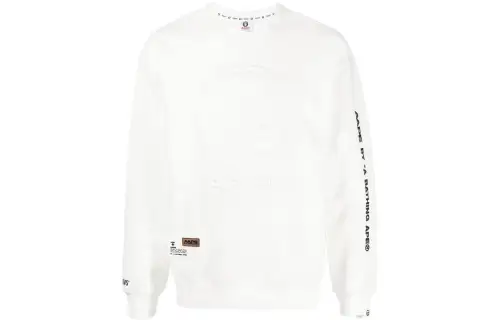 A BATHING APE 3D Logo Cotton Sweatshirt