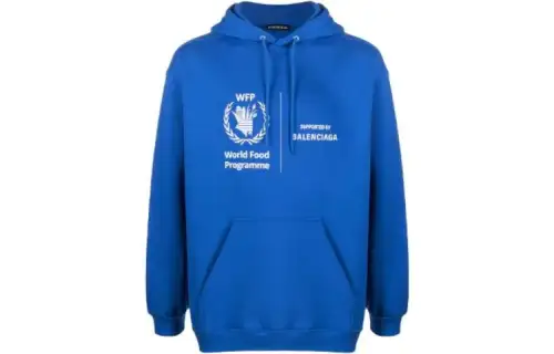 Balenciaga FW22 Sweatshirt Loose Fit Men's Blue