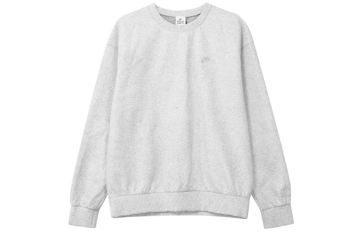 Nike Sweatshirts Men's Light Gray Crew Neck Thickened Regular