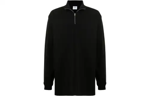 Vetements Gothic Logo Zip Turtleneck
