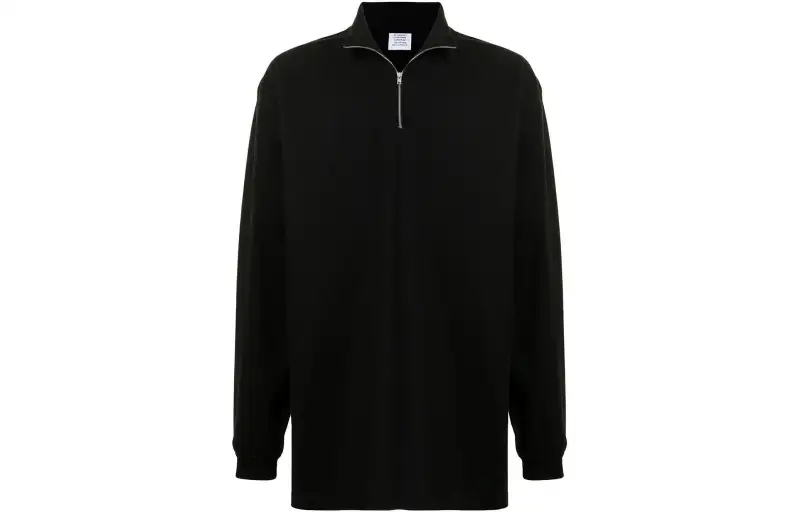 Vetements Gothic Logo Zip Turtleneck