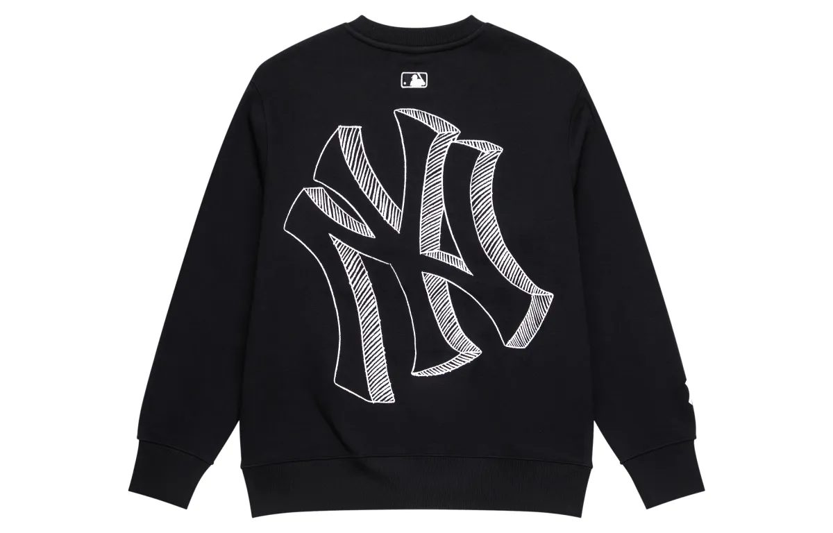 MLB Sweatshirts Unisex Black Crew Neck Moderate Other