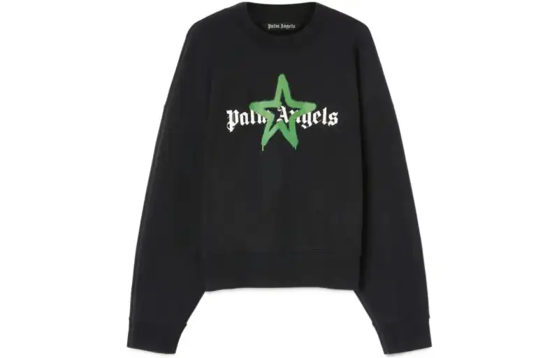 Palm Angels logo-print crew-neck sweatshirt